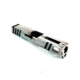 Gun Cuts Apprentice Slide for Glock 19, Optic Cut, Battleworn White, GC-G19-APP-SWHBW-RMR