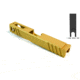 Gun Cuts Apprentice Slide for Glock 19, Optic Cut, Gold, GC-G19-APP-GOL-RMR