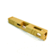 Gun Cuts Apprentice Slide for Glock 19, Optic Cut, Gold, GC-G19-APP-GOL-RMR