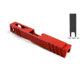 Gun Cuts Apprentice Slide for Glock 19, Optic Cut, USMC Red, GC-G19-APP-URE-RMR