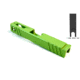 Gun Cuts Apprentice Slide for Glock 19, Optic Cut, Zombie Green, GC-G19-APP-ZGR-RMR