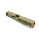 Gun Cuts Bulldog Slide for Glock 17, No Optic Cut, Desert Sand, GC-G17-BUL-DSA-NO