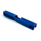 Gun Cuts Bulldog Slide for Glock 17, No Optic Cut, NRA Blue, GC-G17-BUL-NBL-NO