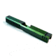 Gun Cuts Bulldog Slide for Glock 17, No Optic Cut, Radioactive Green, GC-G17-BUL-RGR-NO
