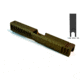 Gun Cuts Bulldog Slide for Glock 17, Optic Cut, Burnt Bronze, GC-G17-BUL-BBR-RMR
