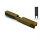 Gun Cuts Bulldog Slide for Glock 17, Optic Cut, Coyote Tan, GC-G17-BUL-CTA-RMR