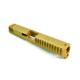Gun Cuts Bulldog Slide for Glock 17, Optic Cut, Gold, GC-G17-BUL-GOL-RMR