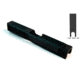 Gun Cuts Bulldog Slide for Glock 17, Optic Cut, Graphite Black, GC-G17-BUL-GBL-RMR