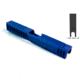 Gun Cuts Bulldog Slide for Glock 17, Optic Cut, NRA Blue, GC-G17-BUL-NBL-RMR