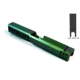 Gun Cuts Bulldog Slide for Glock 17, Optic Cut, Radioactive Green, GC-G17-BUL-RGR-RMR