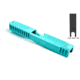 Gun Cuts Bulldog Slide for Glock 17, Optic Cut, Robbins Egg Blue, GC-G17-BUL-REB-RMR