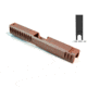 Gun Cuts Bulldog Slide for Glock 17, Optic Cut, Rose Gold, GC-G17-BUL-RGO-RMR