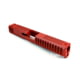 Gun Cuts Bulldog Slide for Glock 17, Optic Cut, USMC Red, GC-G17-BUL-URE-RMR