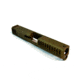 Gun Cuts Bulldog Slide for Glock 19, Optic Cut, Burnt Bronze, GC-G19-BUL-BBR-RMR