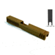 Gun Cuts Bulldog Slide for Glock 19, Optic Cut, Coyote Tan, GC-G19-BUL-CTA-RMR