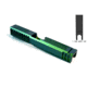 Gun Cuts Bulldog Slide for Glock 19, Optic Cut, Radioactive Green, GC-G19-BUL-RGR-RMR