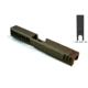 Gun Cuts Bulldog Slide for Glock 19, Optic Cut, Smoked Bronze, GC-G19-BUL-SBR-RMR