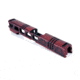 Gun Cuts Cyberpunk for Sig Sauer P320 Full Size/M17, No Optic Cut, Battleworn USMC Red, GC-P320F-CYB-UREBW-NO