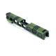 Gun Cuts Cyberpunk for Sig Sauer P320 Full Size/M17, No Optic Cut, Battleworn Zombie Green, GC-P320F-CYB-ZGRBW-NO