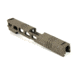 Gun Cuts Cyberpunk for Sig Sauer P320 Full Size/M17, No Optic Cut, Flat Dark Earth, GC-P320F-CYB-FDE-NO