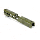 Gun Cuts Cyberpunk for Sig Sauer P320 Full Size/M17, No Optic Cut, Noveske Bazooka Green, GC-P320F-CYB-NBG-NO