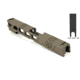 Gun Cuts Cyberpunk for Sig Sauer P320 Full Size/M17, Optic Cut, Flat Dark Earth, GC-P320F-CYB-FDE-RMR