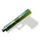 Gun Cuts Cyberpunk Slide for Glock 19 Gen 3, Optic Cut, Radioactive Green, GC-G19-CYB-RGR-RMR