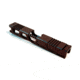Gun Cuts Cyberpunk Slide for Glock 19, No Optic Cut, Black Cherry Bomb, GC-G19-CYB-BCB-NO