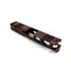 Gun Cuts Cyberpunk Slide for Glock 19, No Optic Cut, Black Cherry Bomb, GC-G19-CYB-BCB-NO