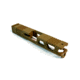 Gun Cuts Cyberpunk Slide for Glock 19, No Optic Cut, Coyote Tan, GC-G19-CYB-CTA-NO