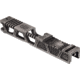 Gun Cuts Cyberpunk Slide for Glock 19, Optic Cut, Battleworn Silver, GC-G19-CYB-CSIBW-RMR