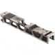Gun Cuts Cyberpunk Slide for Glock 19, Optic Cut, Battleworn White, GC-G19-CYB-SWHBW-RMR