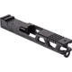 Gun Cuts Cyberpunk Slide for Glock 19, Optic Cut, Graphite Black, GC-G19-CYB-GBL-RMR