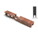 Gun Cuts Cyberpunk Slide for Glock 19, Optic Cut, Rose Gold, GC-G19-CYB-RGO-RMR