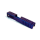 Gun Cuts Juggernaut Slide for Glock 26, No Optic Cut, Arctic Laser Blue, GC-G26-JUG-ALS-NO