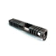 Gun Cuts Juggernaut Slide for Glock 26, No Optic Cut, Battleworn Silver, GC-G26-JUG-CSIBW-NO