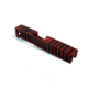 Gun Cuts Juggernaut Slide for Glock 26, No Optic Cut, Battleworn USMC Red, GC-G26-JUG-UREBW-NO