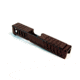 Gun Cuts Juggernaut Slide for Glock 26, No Optic Cut, Black Cherry Bomb, GC-G26-JUG-BCB-NO