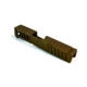 Gun Cuts Juggernaut Slide for Glock 26, No Optic Cut, Burnt Bronze, GC-G26-JUG-BBR-NO