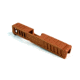 Gun Cuts Juggernaut Slide for Glock 26, No Optic Cut, Copper, GC-G26-JUG-COP-NO