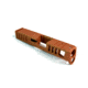Gun Cuts Juggernaut Slide for Glock 26, No Optic Cut, Copper, GC-G26-JUG-COP-NO