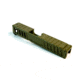 Gun Cuts Juggernaut Slide for Glock 26, No Optic Cut, Noveske Bazooka Green, GC-G26-JUG-NBG-NO