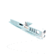 Gun Cuts Juggernaut Slide for Glock 26, No Optic Cut, Stormtooper White, GC-G26-JUG-SWH-NO
