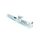 Gun Cuts Juggernaut Slide for Glock 26, No Optic Cut, Stormtooper White, GC-G26-JUG-SWH-NO