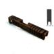 Gun Cuts Juggernaut Slide for Glock 26, Optic Cut, Battleworn Copper, GC-G26-JUG-COPBW-RMR