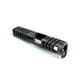 Gun Cuts Juggernaut Slide for Glock 26, Optic Cut, Battleworn Silver, GC-G26-JUG-CSIBW-RMR