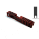 Gun Cuts Juggernaut Slide for Glock 26, Optic Cut, Battleworn USMC Red, GC-G26-JUG-UREBW-RMR