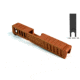Gun Cuts Juggernaut Slide for Glock 26, Optic Cut, Copper, GC-G26-JUG-COP-RMR