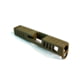 Gun Cuts Juggernaut Slide for Glock 26, Optic Cut, Flat Dark Earth, GC-G26-JUG-FDE-RMR