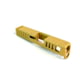 Gun Cuts Juggernaut Slide for Glock 26, Optic Cut, Gold, GC-G26-JUG-GOL-RMR